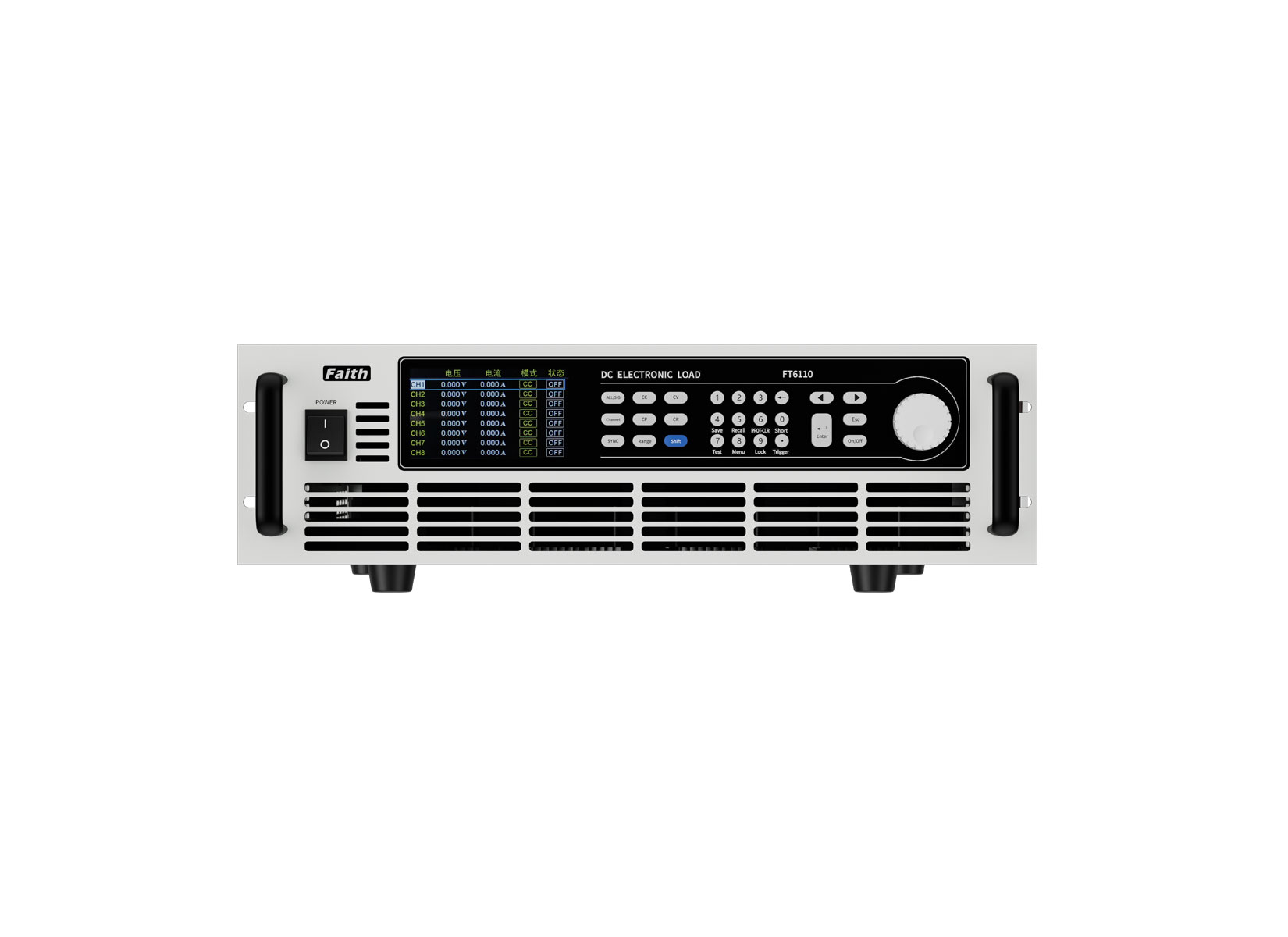 FT6110AR系列可編程多通道電子負載陣列(150W*8CH/300W*4CH)
